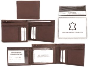 1064 BROWN LONDON LEATHER WALLET