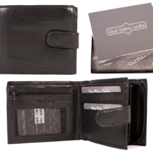 1180 BLACK ITALIAN LEATHER WALLET