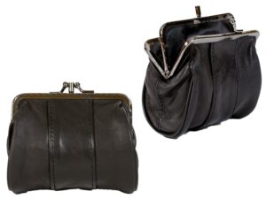 1481 BLACK SHEEP NAPPA DELUXE TRIPLE FRAMED COIN PURSE