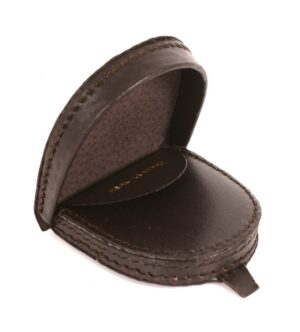 1589 BROWN SMALL HORSESHOE SHAPE GENTS TRAY PURSE
