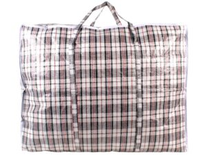 2470 BLACK CHECK SMALL LAUNDRY BAG
