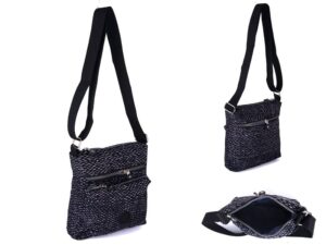 2501 BLK FLECKS LORENZ SHOULDER BAG