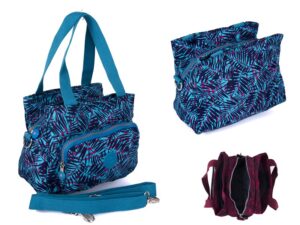 2503 TURQ PALMS LORENZ SHOULDER BAG