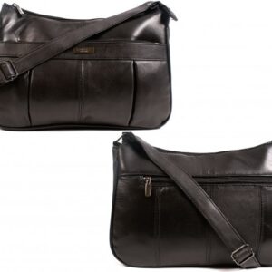 1930 LORENZ BLACK REAL LEATHER BAG