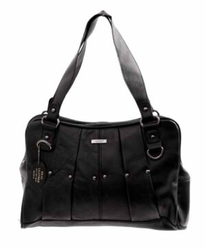 3732 BLACK COW HIDE BAG