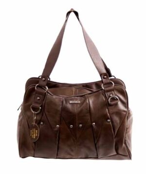 3732 BROWN COW HIDE BAG