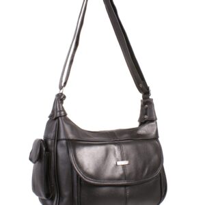 3747 BLACK COW HIDE BAG