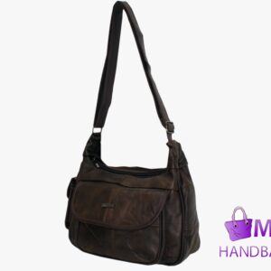 3747 BROWN COW HIDE BAG