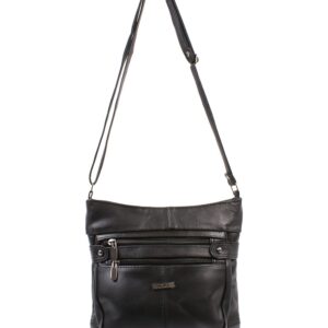 3749 BLACK COW HIDE BAG