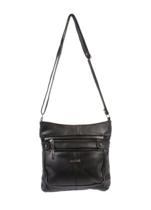 3749 BLACK COW HIDE BAG