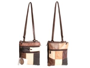 3835 MULTI COW HIDE ORGANIZER BAG