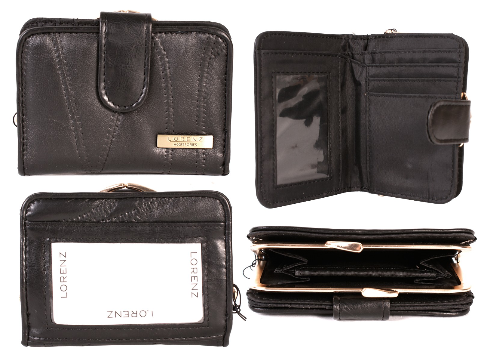 4633 PATCHWORK PURSE BLACK