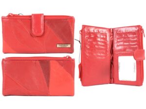 4649 PATCHWORK PURSE RED