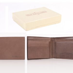 5001 ITALIAN LEATHER WALLET BROWN