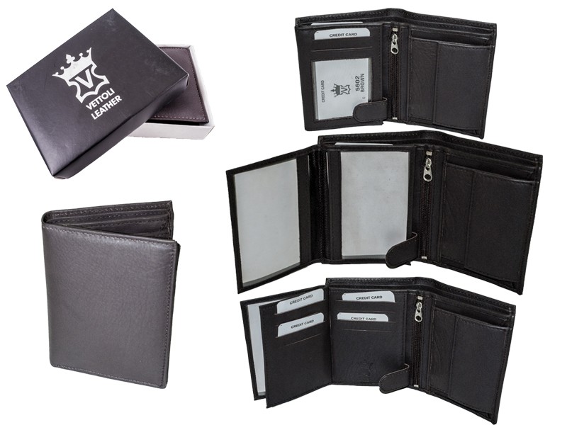 5602 BROWN LEATHER WALLET