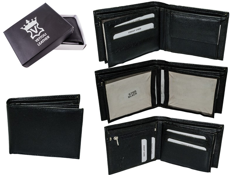 5700 BLACK LEATHER WALLET