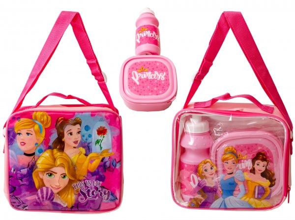 4160-1403 PRINCESS PINK 3 PCS LUNCH SET