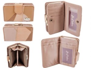 4868 BROWN PATCH 14CM DOUBLE SIDED PURSE