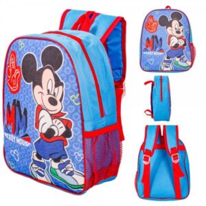 24243 RED/NAVY PREMIUM STANDARD MICKEY MOUSE KIDS BACKPACK