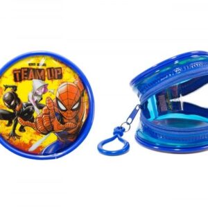 1564-9183 ROUND ZIPPED COIN PURSE SPIDERMAN