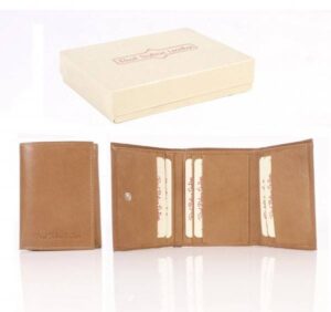 020 ITALIAN LEATHER WALLET TAN - S078