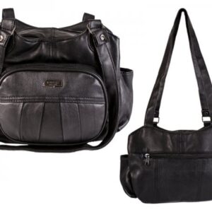 1919 BLACK TOP ZIP S.NAPPA WITH PLEAT DETAIL