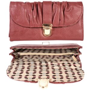 BORDY BURGUNDY LADIES PURSE