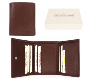 020 BROWN ITALIAN LEATHER WALLET - S116