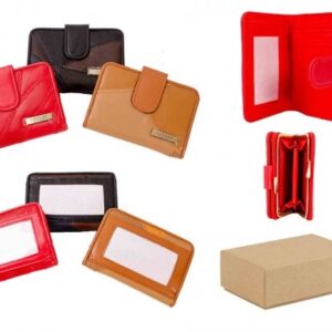 4633 ASSORTED 12CM ECON. PATCH PURSE WITH PASS POCKET BOX OF 12