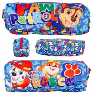1015F-1497 BLUE PAW PATROL RECTANGULAR PENCIL CASE