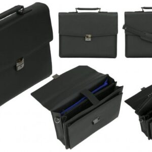 BR9391 DOUBLE GUSSETED BUSINESS BRIEFCASE