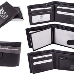 D-7027 BLACK LEATHER WALLET