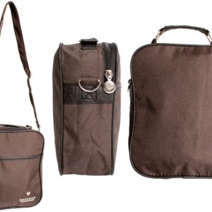 DAVID BECKHAM REPORTER BAG DARK BROWN