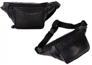 BB-8 BLACK BUMBAG W/ 3 ZIPS