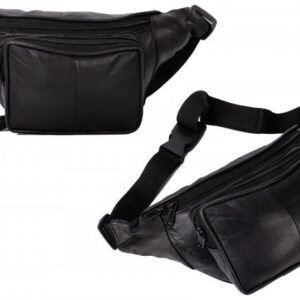 BB-8 BLACK BUMBAG W/ 3 ZIPS