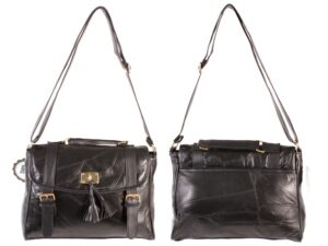 HB-407 GOLD PATCHWORK BLACK