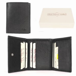 020 BLACK ITALIAN LEATHER WALLET