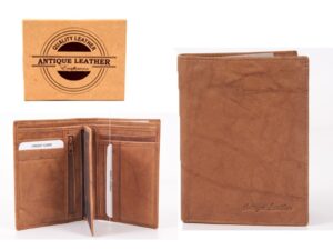 021 TAN REAL ANTIQUE LEATHER WALLET
