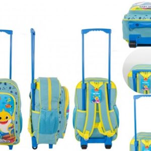 1019HV-9295 DELUXE LARGE TROLLEY BACKPACK BABY SHARK