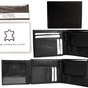 1065 BLACK LONDON LEATHER WALLET