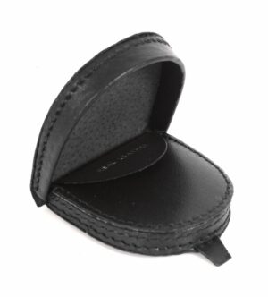 1589 BLACK SMALL HORSESHOE SHAPE GENTS TRAY PURSE