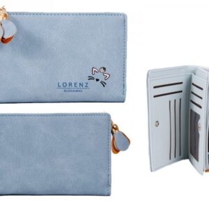 7141 LIGHT BLUE MEDIUM PU PERSE WITH CAT FEATURES