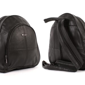 1948 TRIPLE ZIP NAPPA BCKPCK BLACK