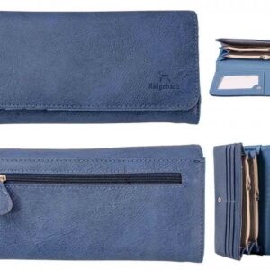 JBPS13 BLUE WALLET RFID LADIES PURSE