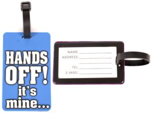 2403 BLUE LUGGAGE TAG - V107