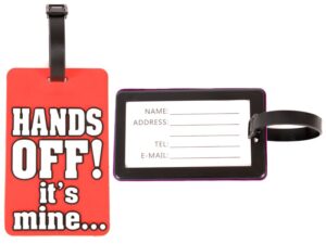 2403 RED LUGGAGE TAG - V107
