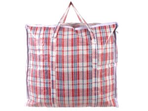 2470 RED CHECK SMALL LAUNDRY BAG
