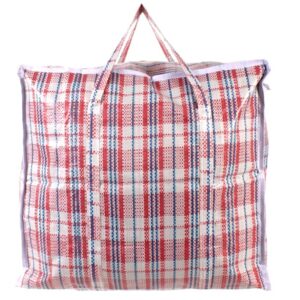 2470 RED CHECK SMALL LAUNDRY BAG