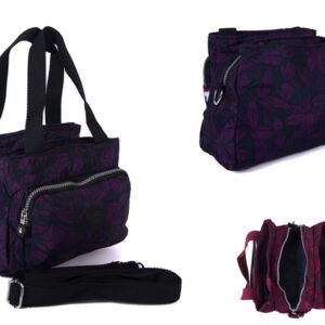 2503 PURPLE BOWS LORENZ SHOULDER BAG