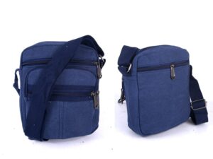 2557 NAVY PORTRAIT XBODY BAG WTH TOP ZIP, 3 FRONT
